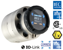 don-h-durchfluss.png: Positive Displacement Oval Gear Flow Meter DON-H