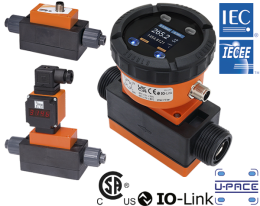 mik-durchfluss.png: Magnetic Inductive Flow Meter / Monitor with IO Link MIK